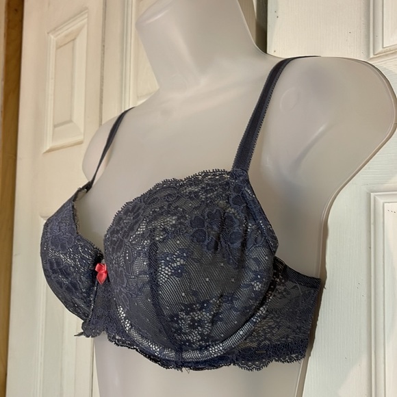 Victoria's Secret Dream Angels Lined Demi Padded Underwire Gray Bra 32DD - Picture 4 of 16